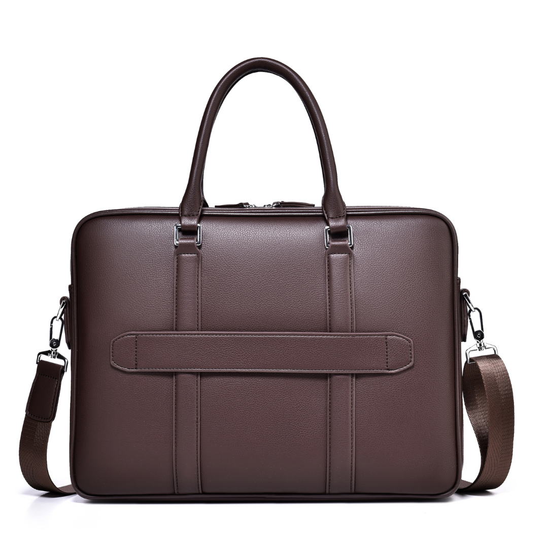 The ApexSync Leather Briefcase