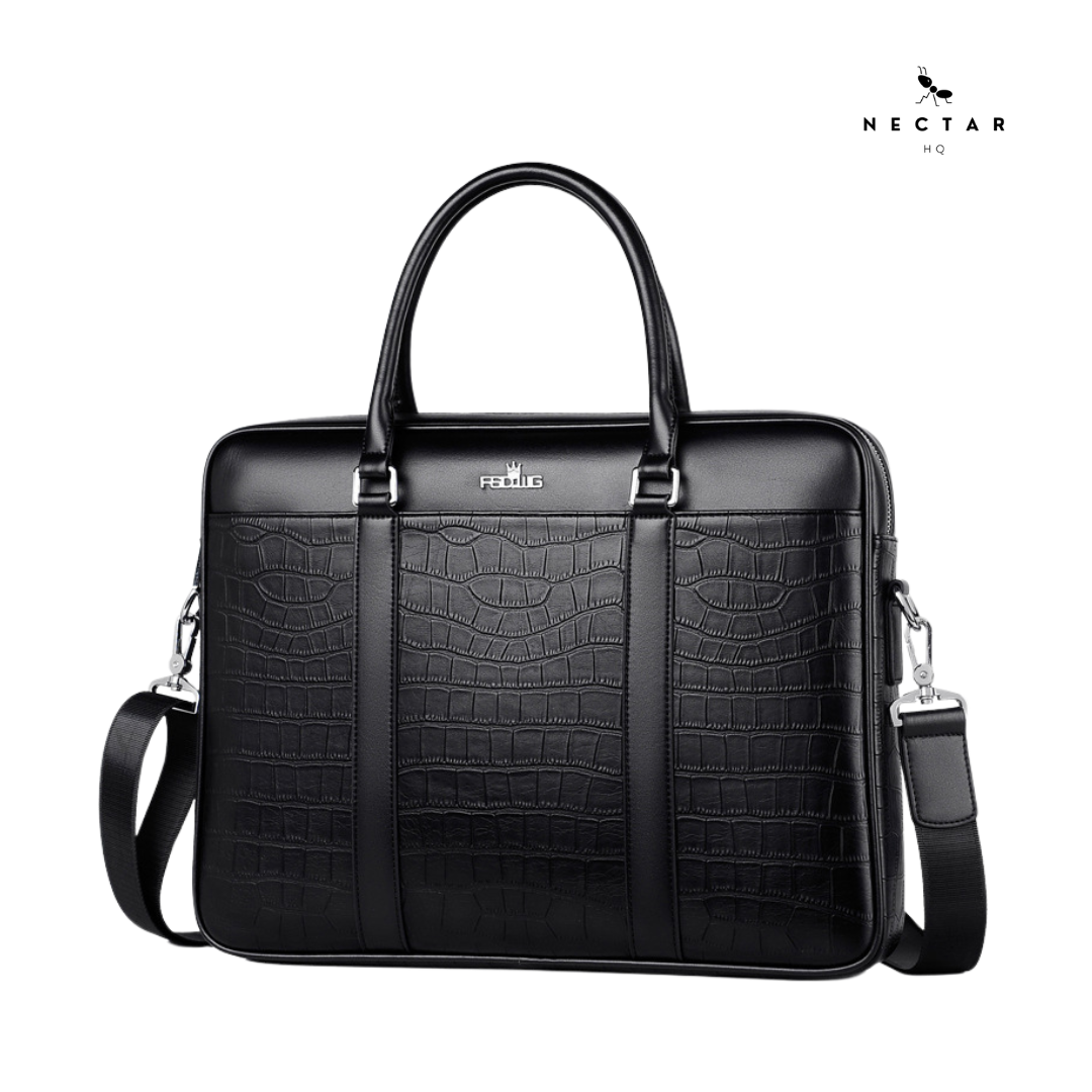 The Haute Black Dulcet Laptop Bag