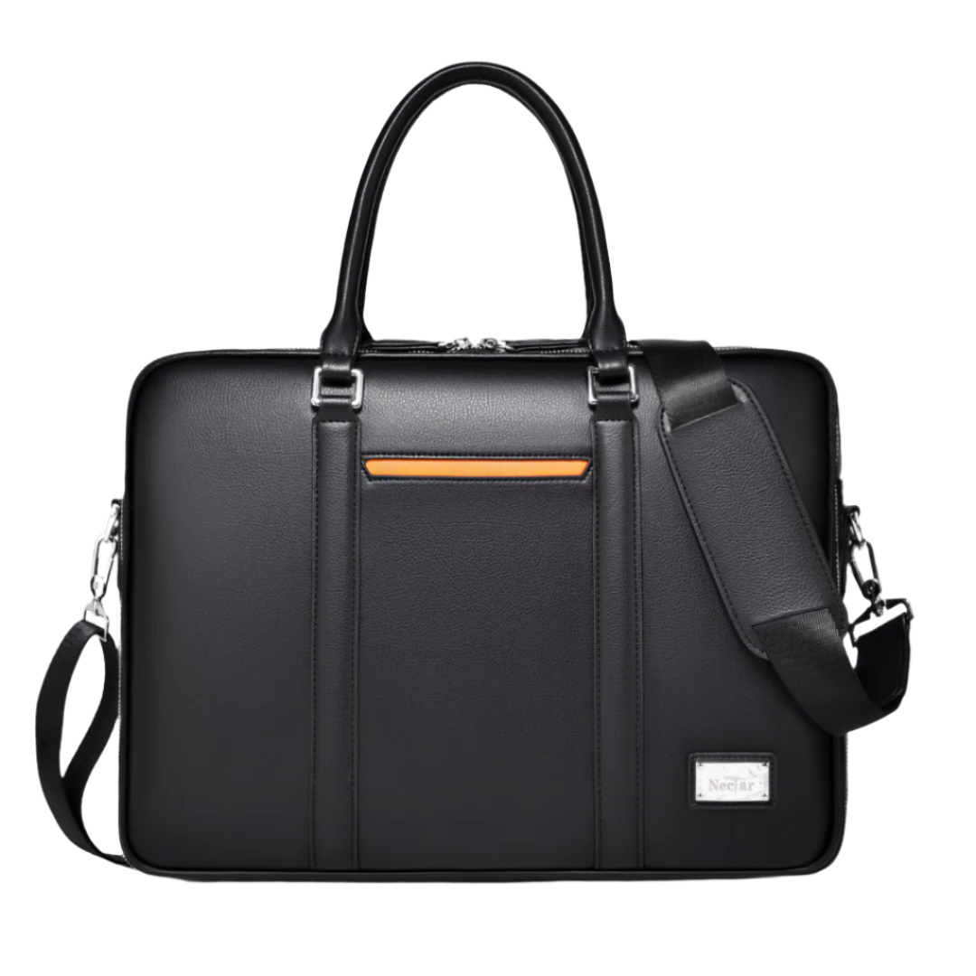 The ApexSync Leather Briefcase