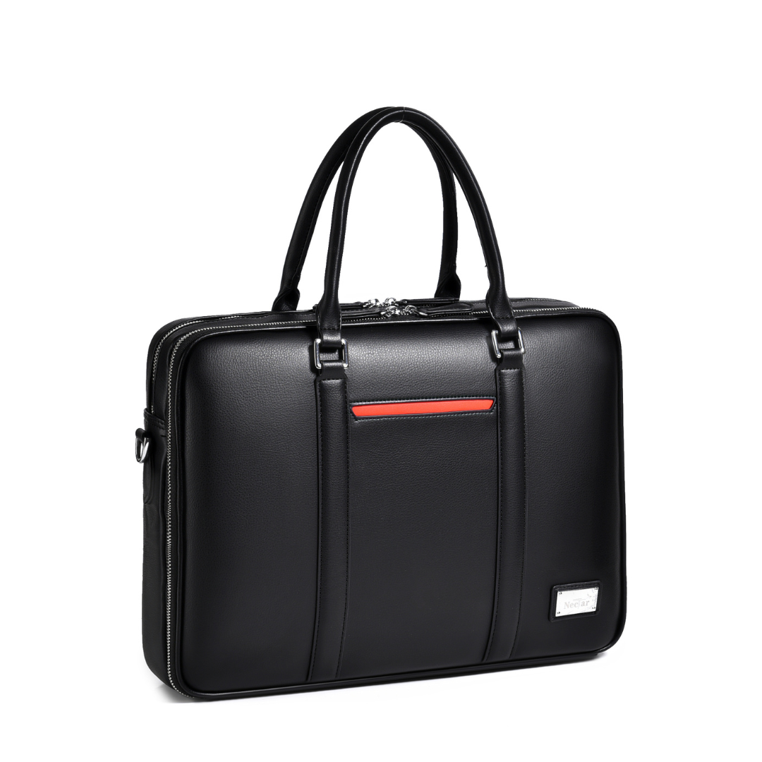 The ApexSync Leather Briefcase