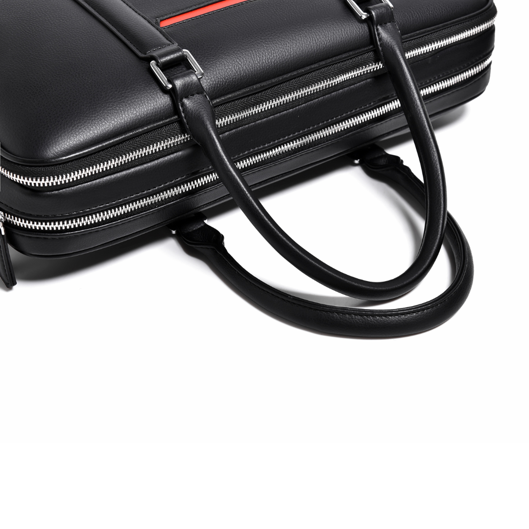 The ApexSync Leather Briefcase