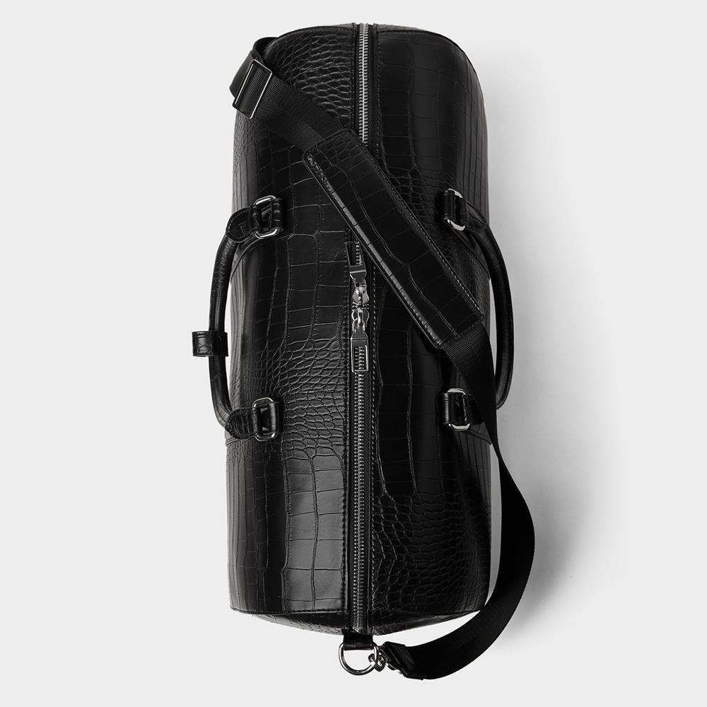 The CrocCrest Leather Duffle Bag