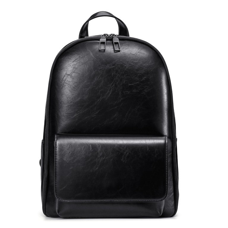 The Oasis Noir Leather Backpack